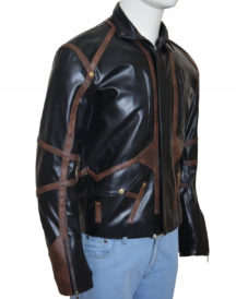 The Winter Soldier Bucky Barnes Black Leather Jacket