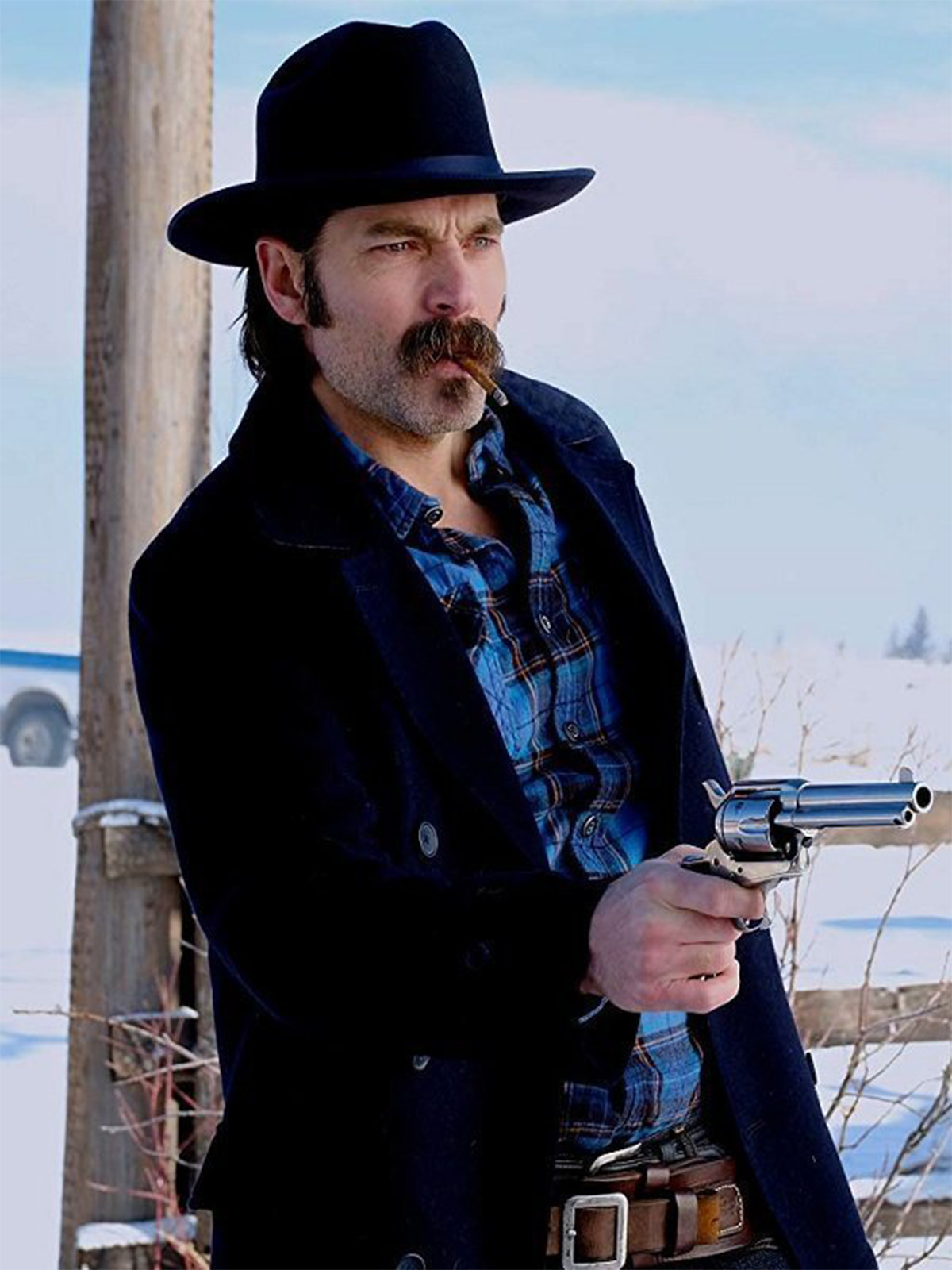 Tim Rozon Wynonna Earp Black Wool Coat