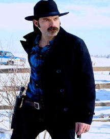 Tim Rozon Wynonna Earp Black Wool Coat