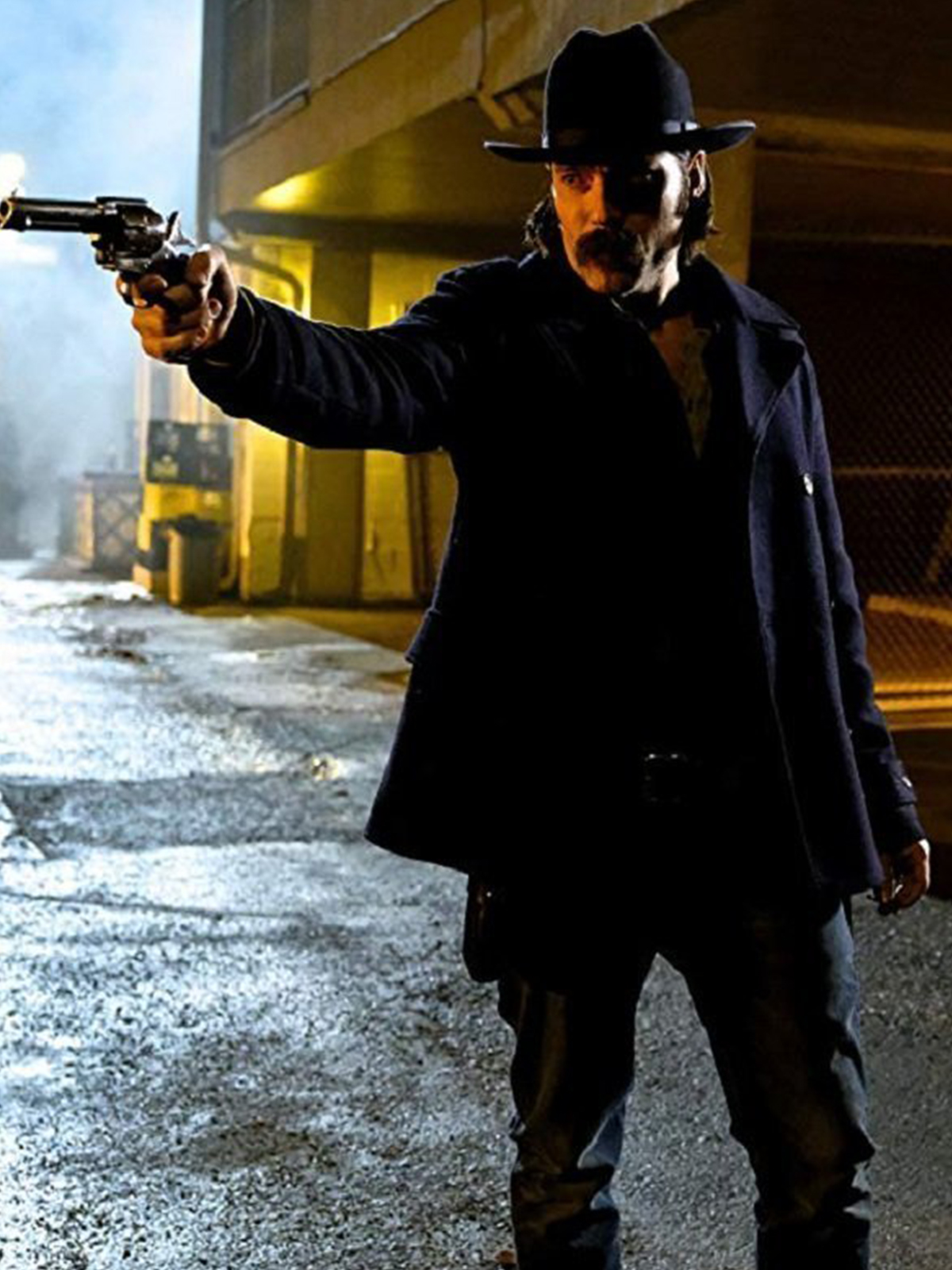 Tim Rozon Wynonna Earp Black Wool Coat