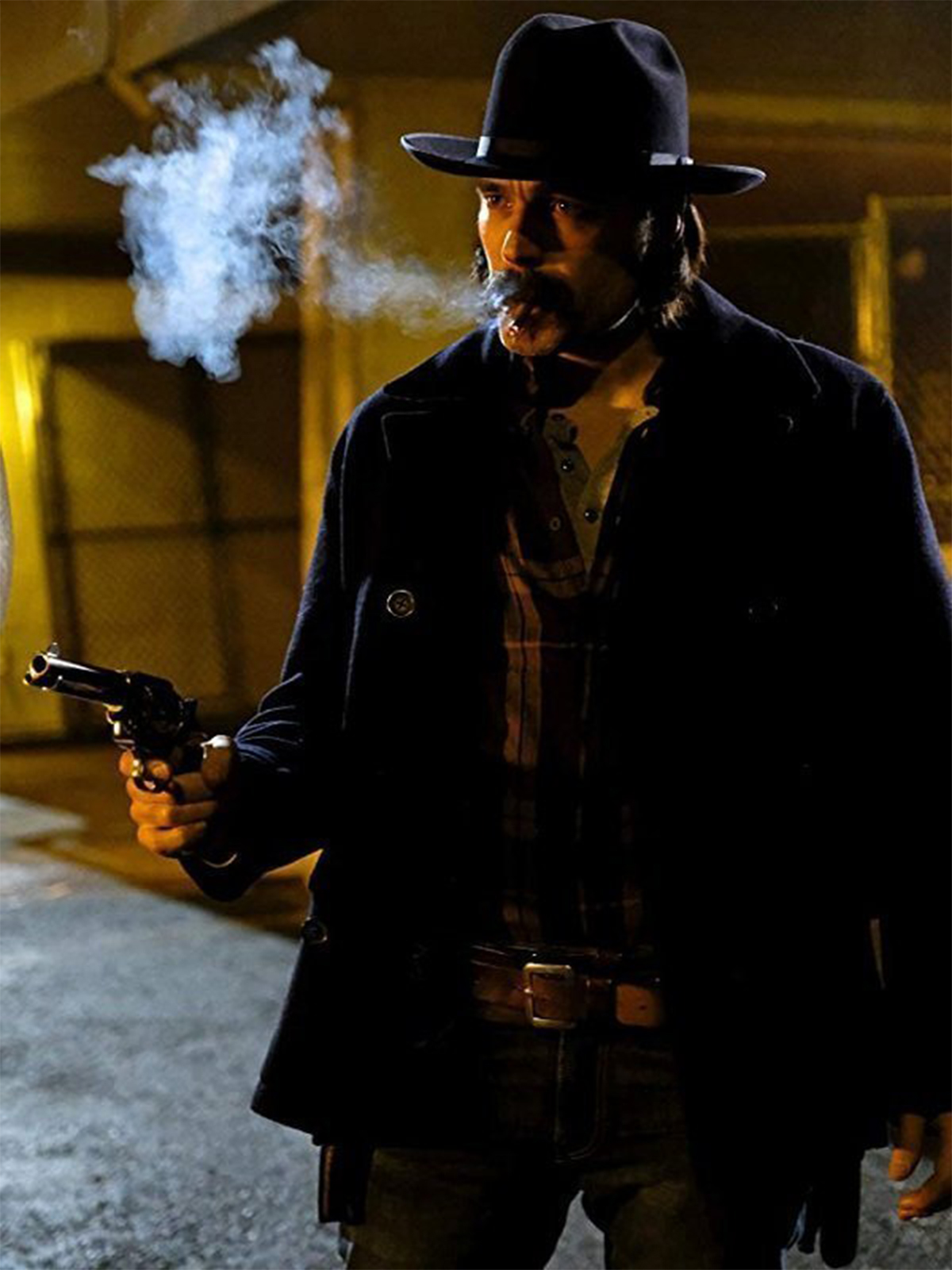 Tim Rozon Wynonna Earp Black Wool Coat