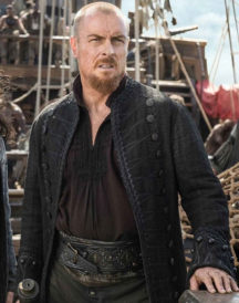 Toby Stephens Trench Leather Coat