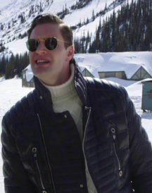 Tom Bateman Cold Pursuit Padded Jacket