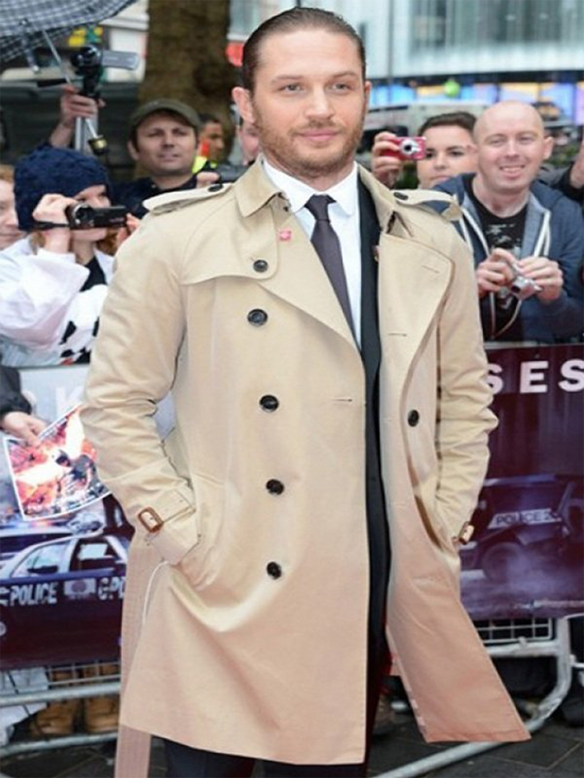 Tom Hardy Double Trench Coat