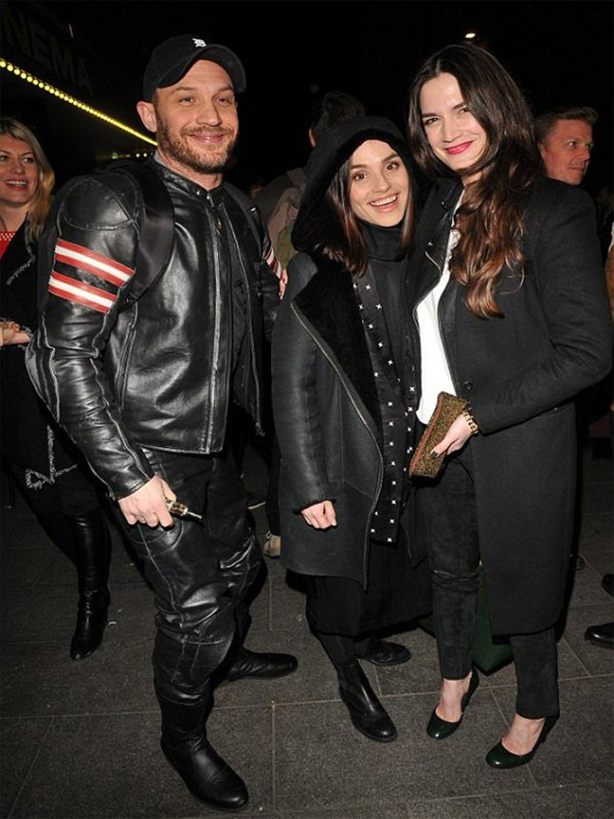 Tom Hardy Motorcycle Black Leather Jacket