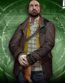Tom Pickton Dead Rising 4 Brown Leather Coat