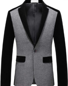 Trendy Singer Button Wool Blazer