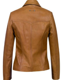 Trendy Women’s Leather Blazer