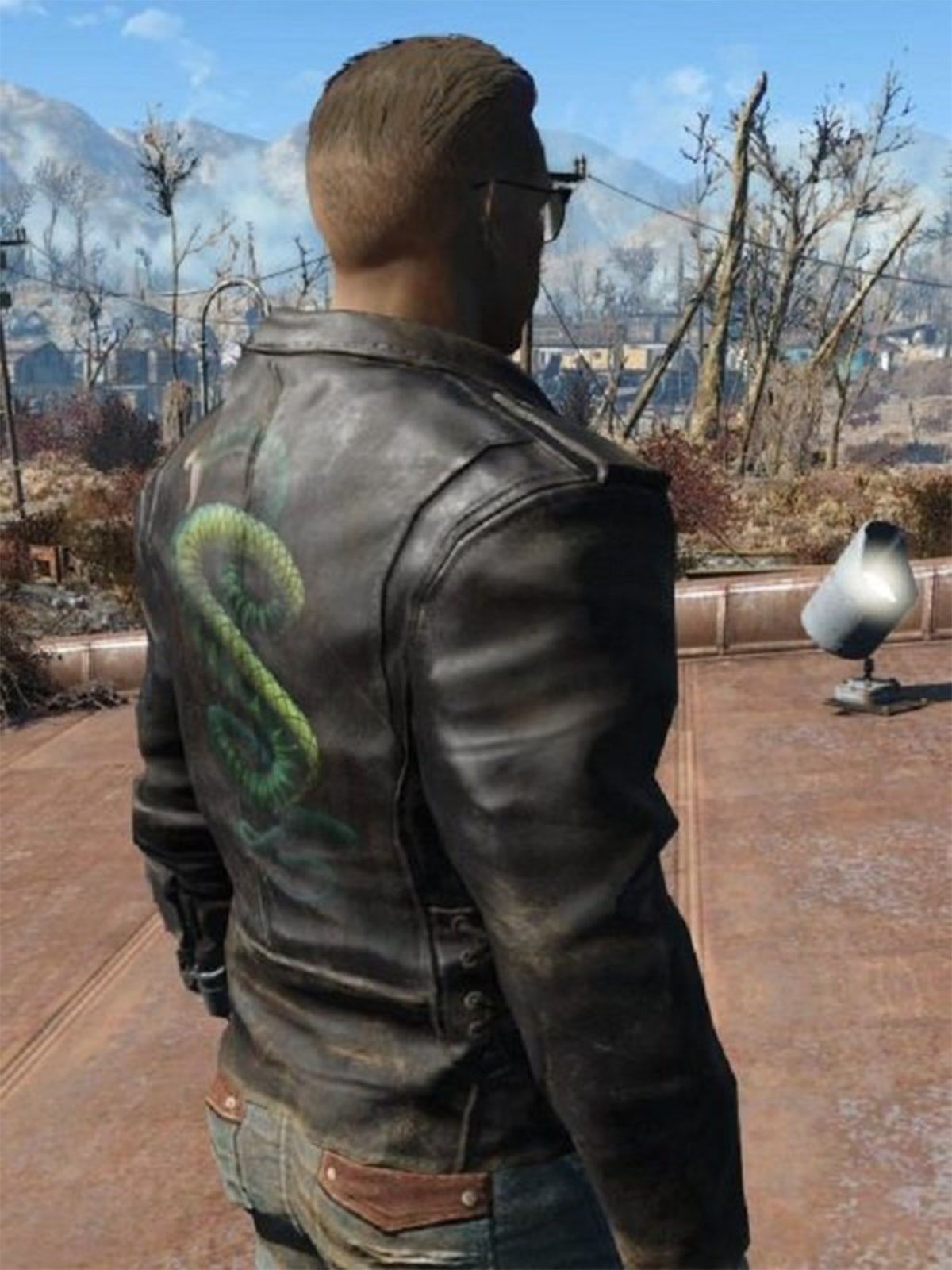 Tunnel Snakes Rule Fallout Leather Jacket
