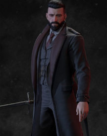 Vampyr Jonathan Reid Cosplay Coat
