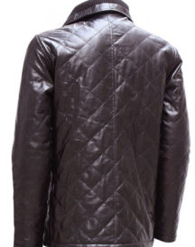 Versatile Men Brown Quilted Jacket