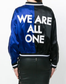 Womens Embroidered Slogan Jacket
