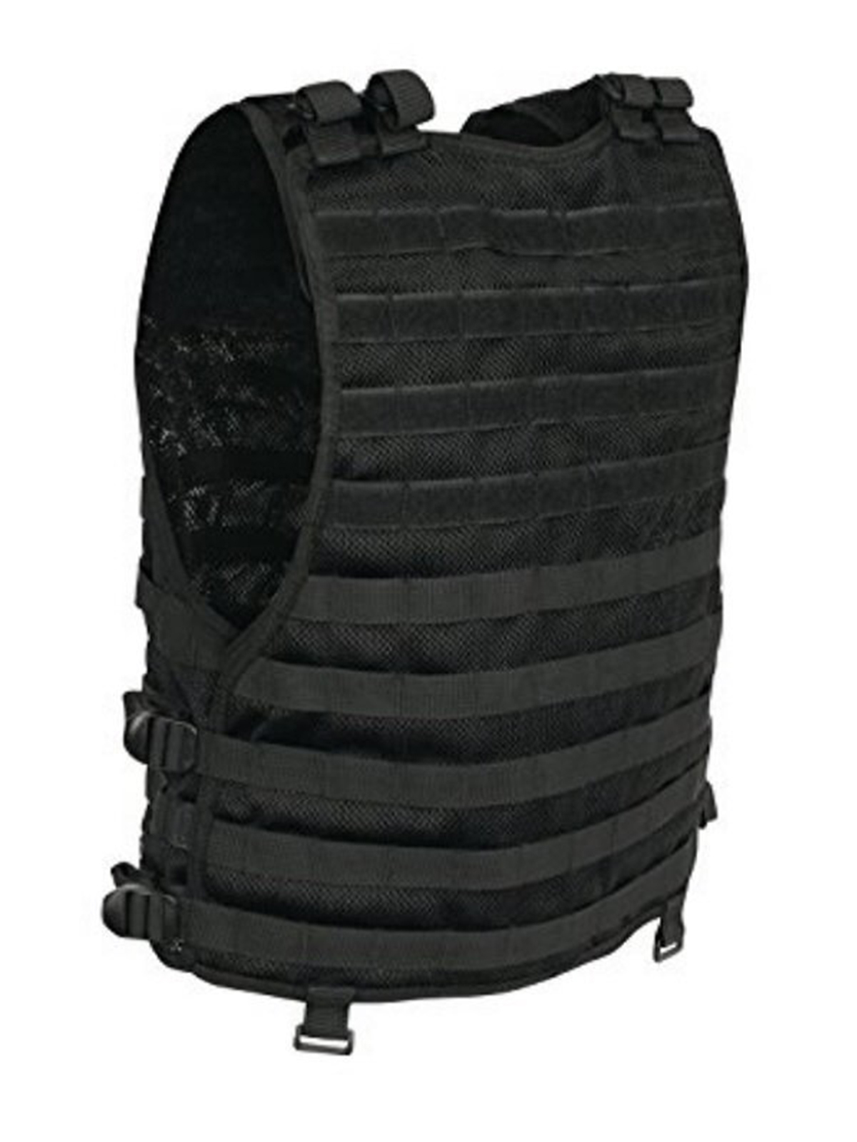 Wrestler Leati Joseph Black Leather Vest