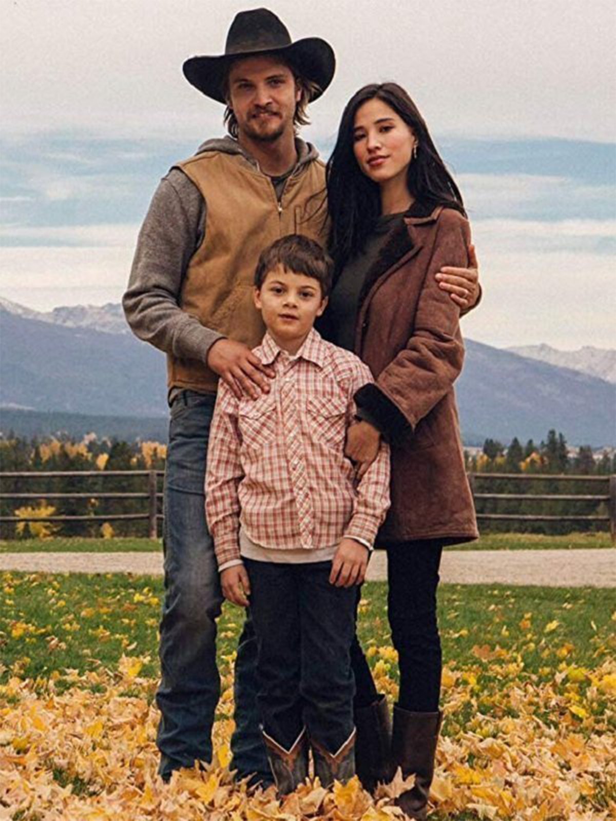 Yellowstone Kelsey Asbille Suede Brown Coat