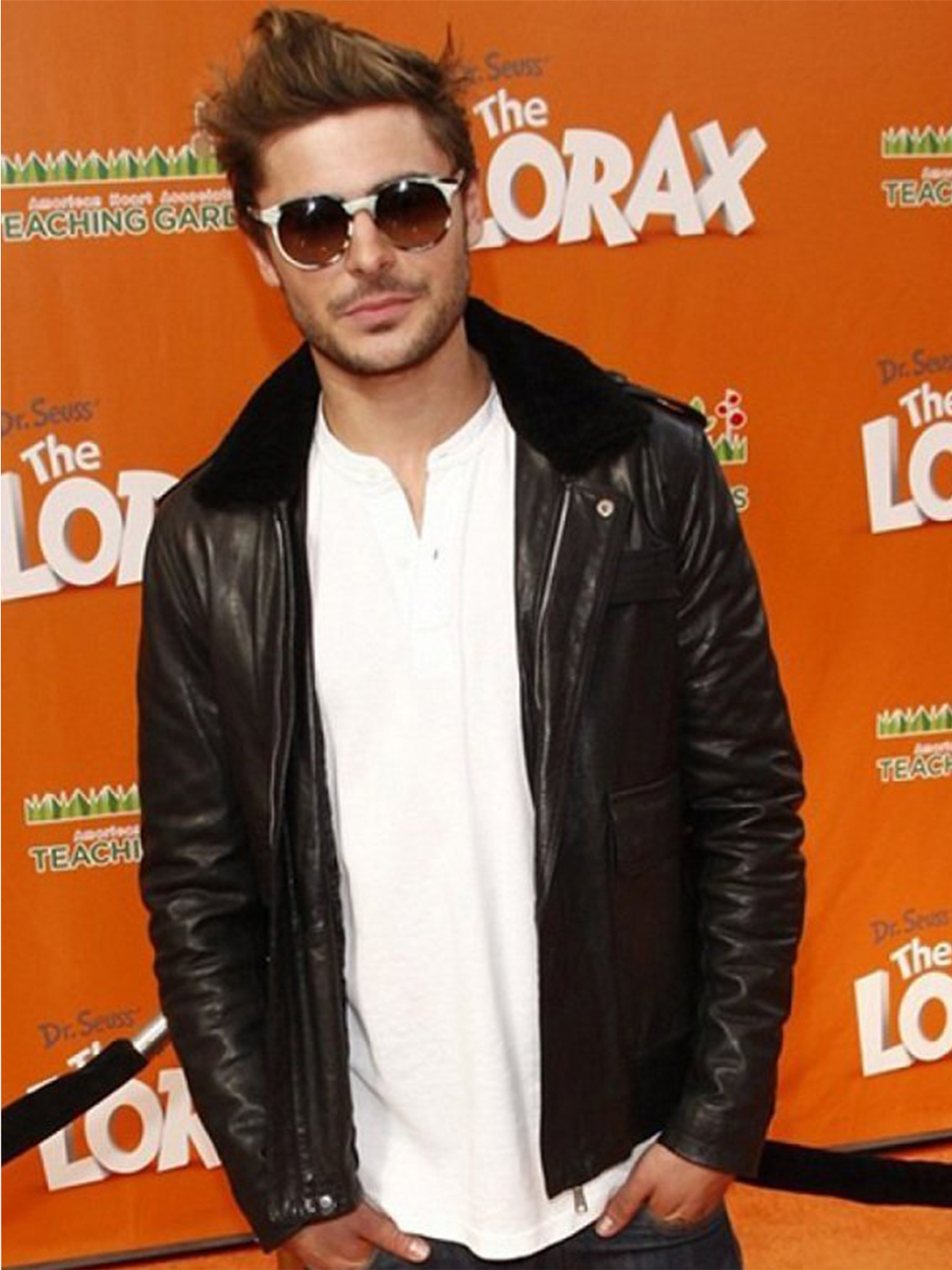 Zac Efron Jacket With Fur Collar