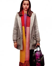 Ana De Armas Knives Grey Coat Ana De Armas Knives Grey Coat