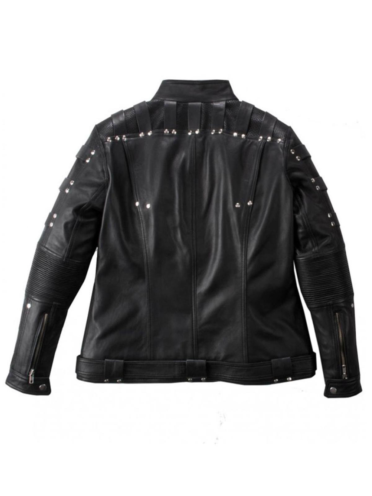 Arrow Season 5 Black Canary Leather Jacket