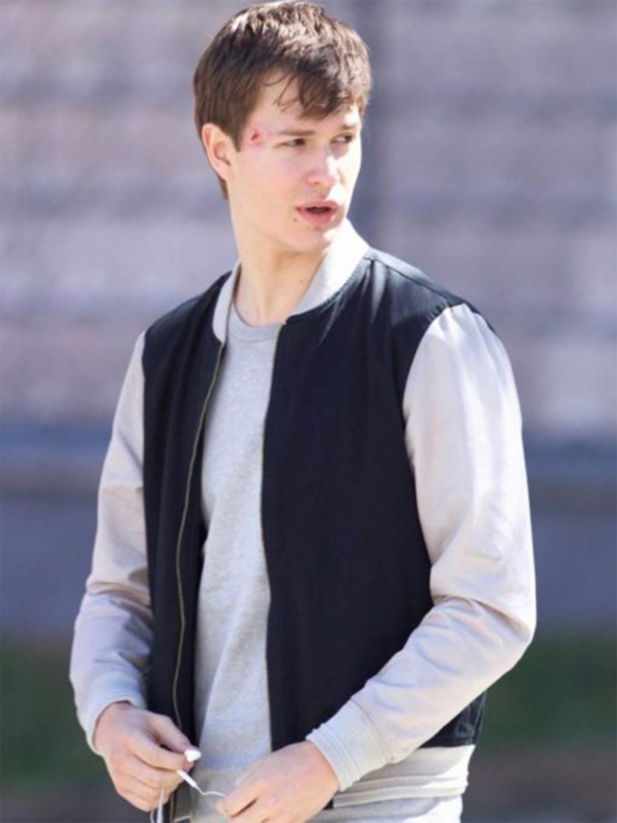 Baby Driver Ansel Elgort Jacket