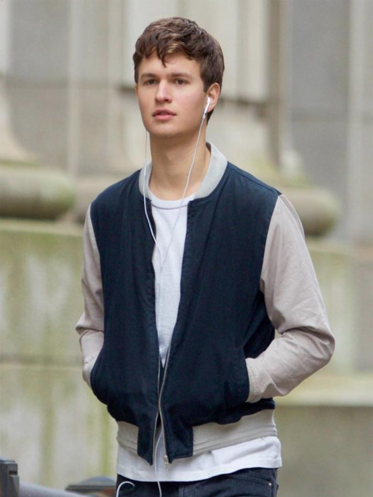 Baby Driver Ansel Elgort Jacket
