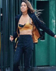 Birds of Prey Black Canary Coat