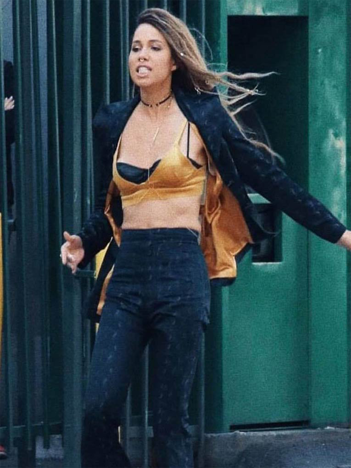 Birds of Prey Black Canary Blazer Coat