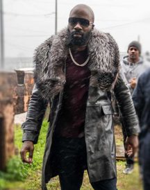 Black and Blue Darius Coat