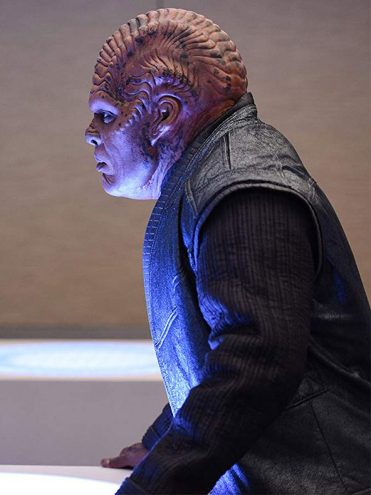 Chad L Coleman The Orville Leather Vest