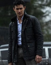 Chilling Adventures of Sabrina Gavin Leatherwood Cotton Jacket