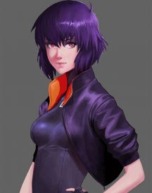 Ghost in The Shell Sac 2045 Purple Jacket