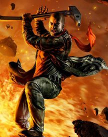 Giant Bomb Faction Leather Coat