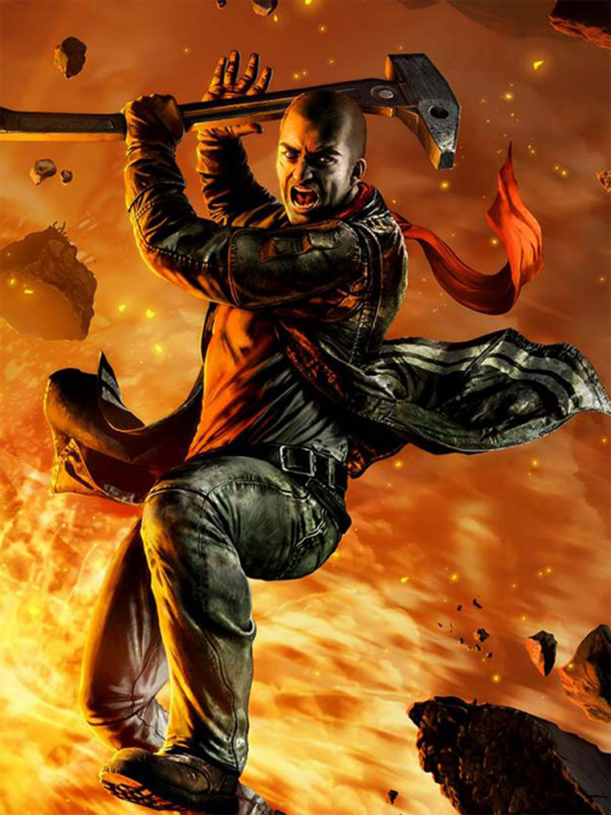 Giant Bomb Red Faction Leather Coat