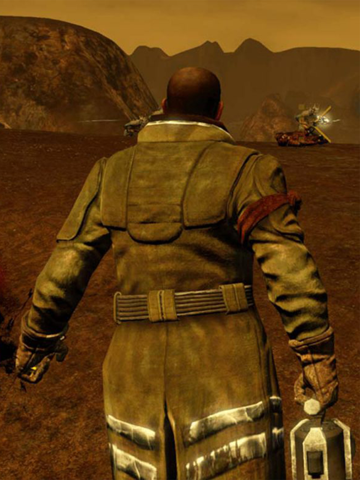 Giant Bomb Red Faction Leather Coat