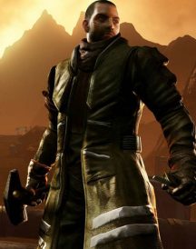 Giant Bomb Red Faction Leather Coat