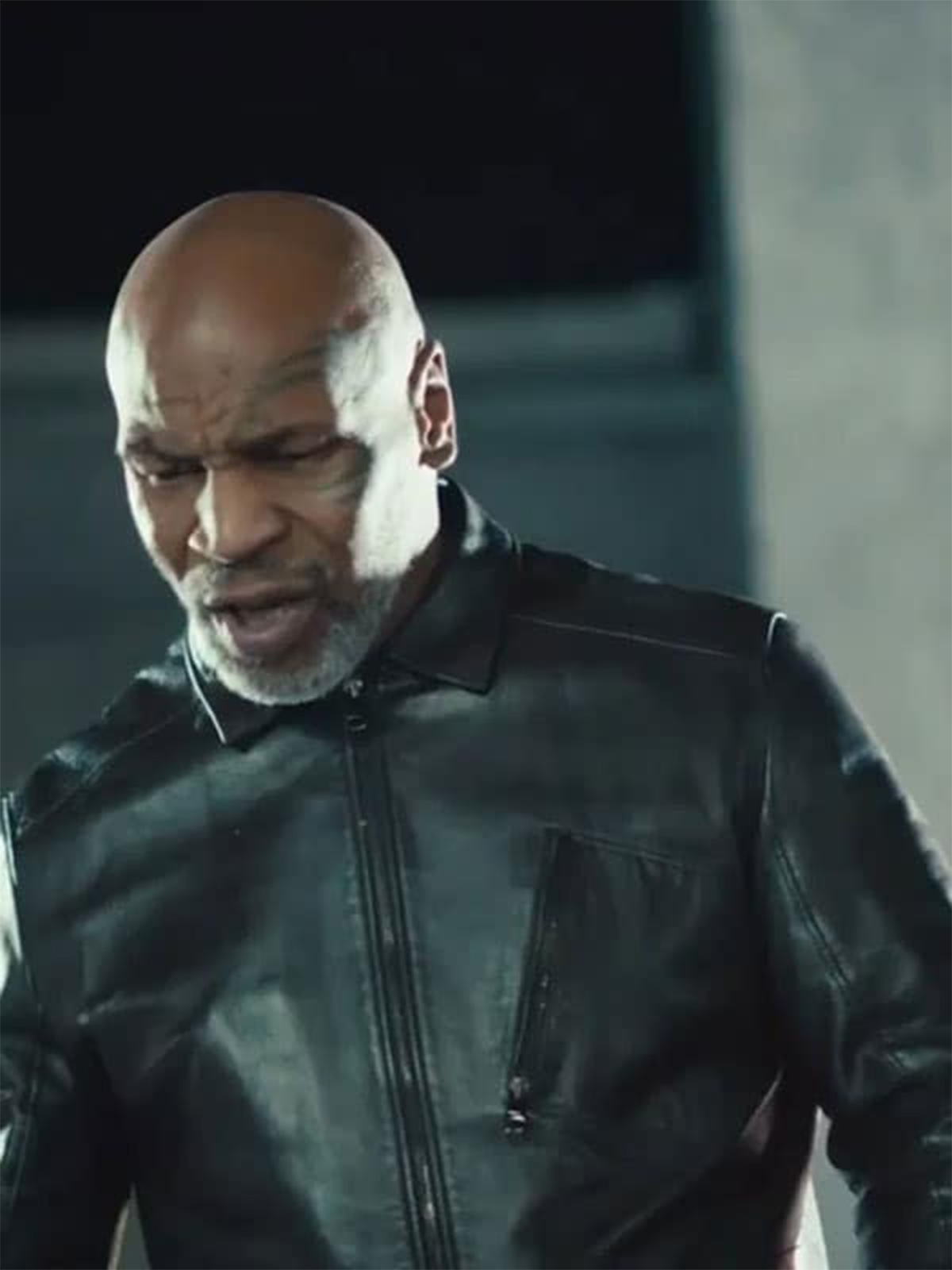 Godzilla Mike Tyson Black Leather Jacket