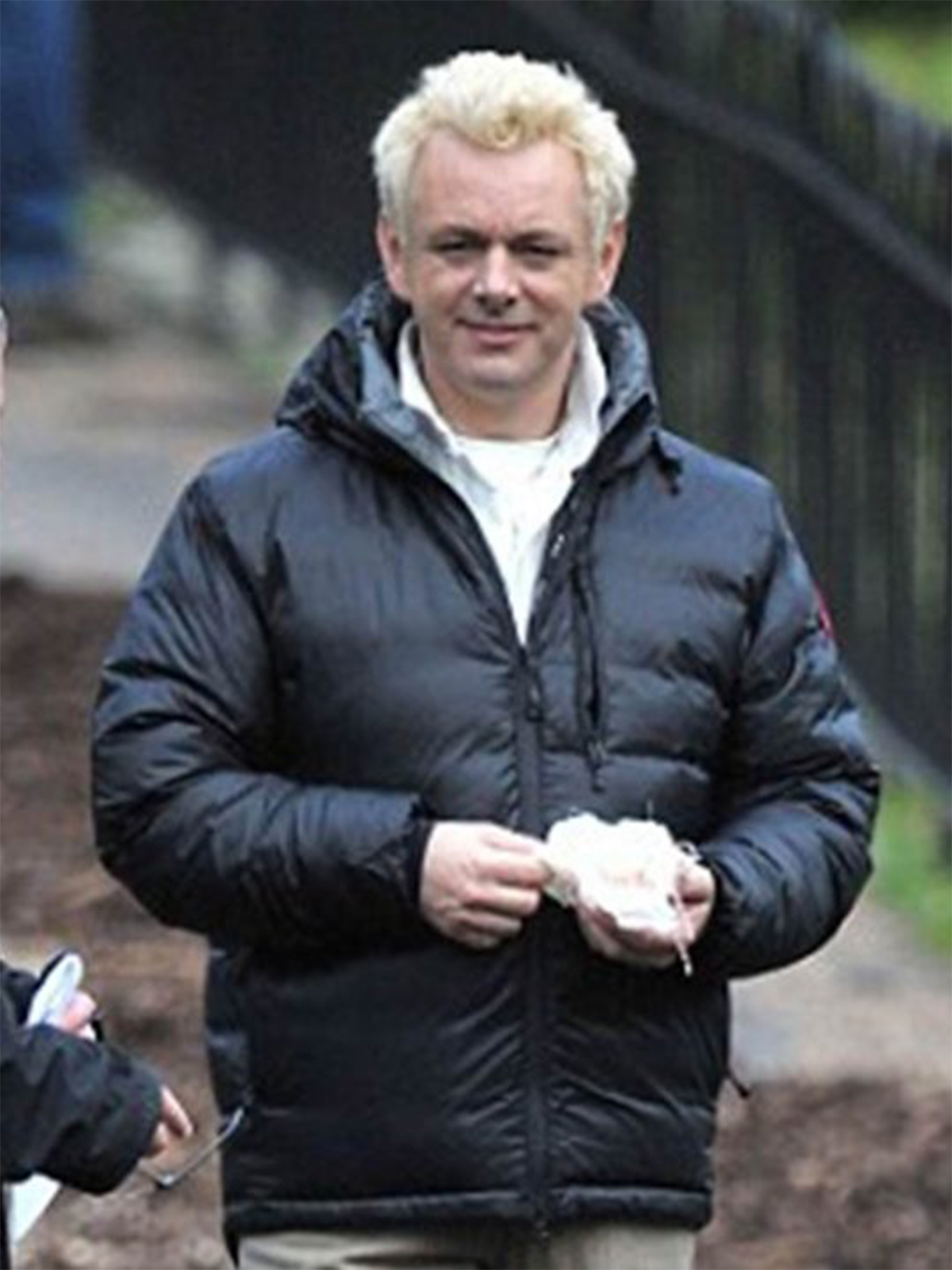 Good Omens Black Puffer Jacket