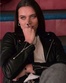 I Am Not Okay with This Sophia Tatum Biker Jacket