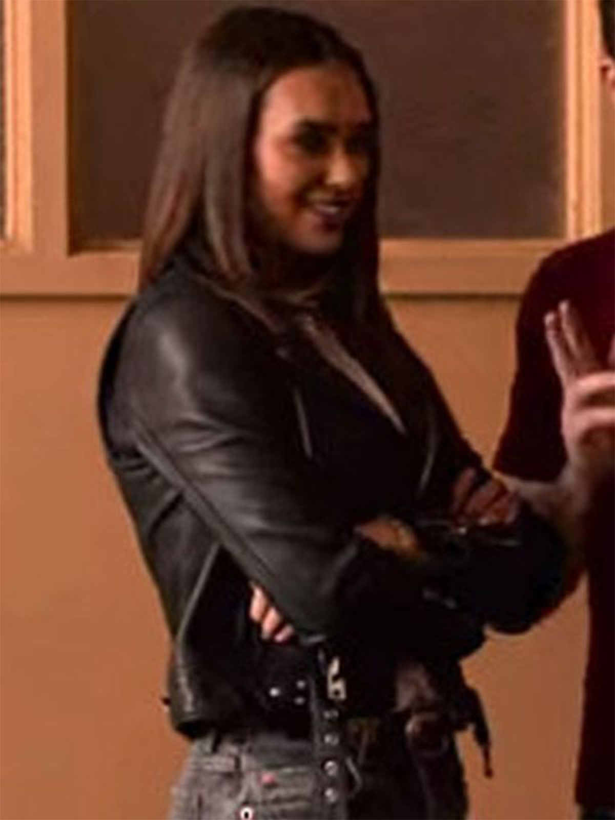 I Am Not Okay with This Sophia Tatum Biker Jacket