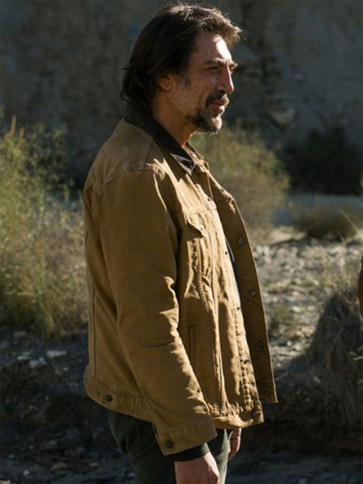 Javier Bardem The Roads Not Taken Brown Jacket