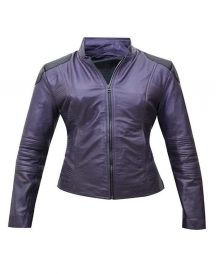 Kick Ass 2 Hit Girl Chloe Grace Moretz Jacket Purple