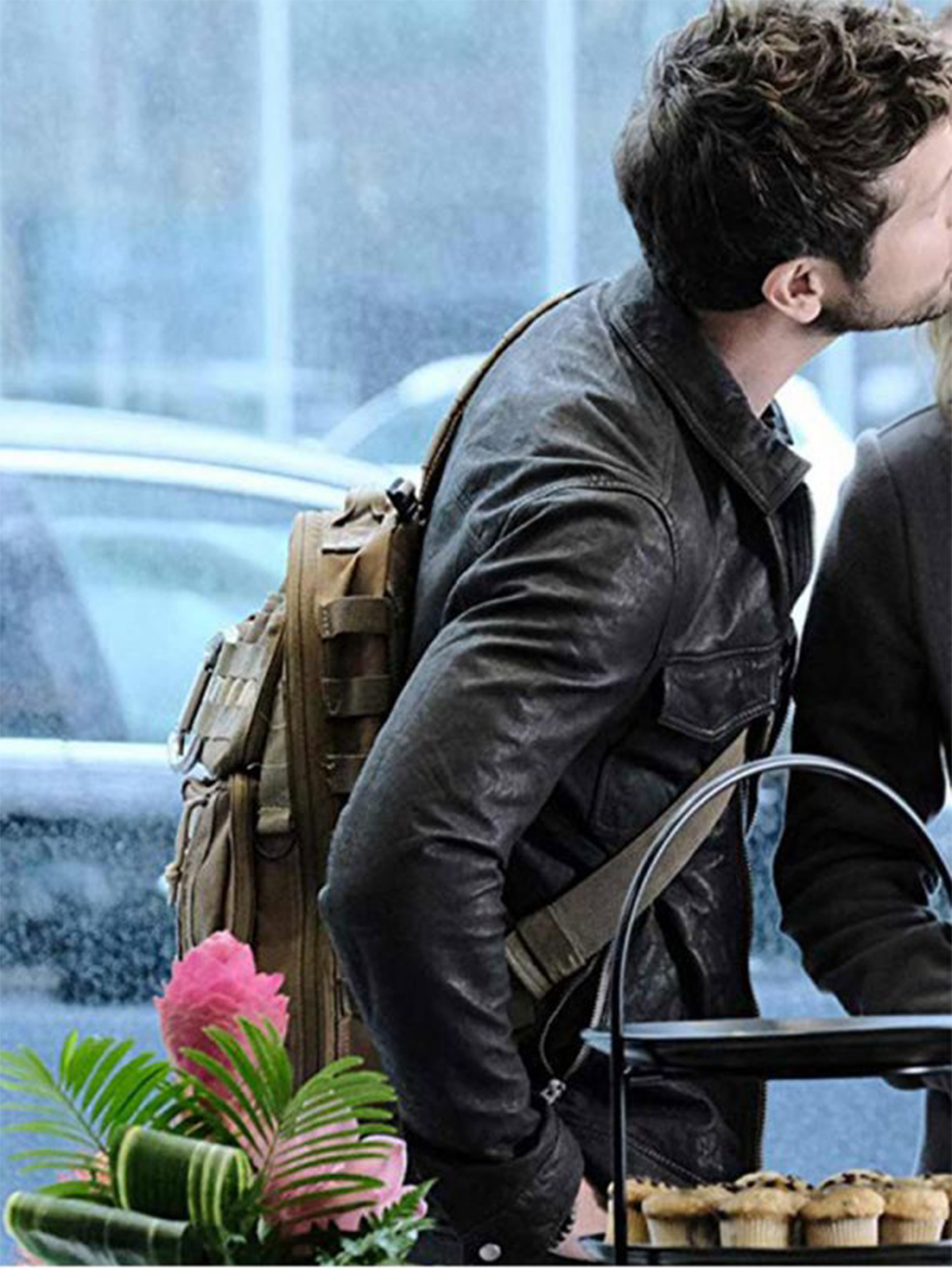 Matt Czuchry The Resident Black Leather Jacket