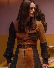 Misbehaviour Keira Knightley Brown Suede Coat