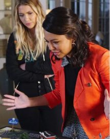Mona Vanderwaal Pretty Little Liars Orange Jacket