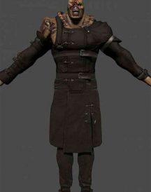 Nemesis Mugen Black Trench Coat Nemesis Mugen Black Trench Coat