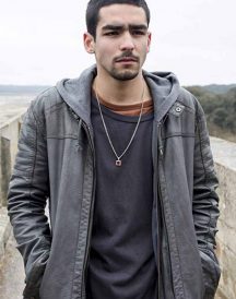 Omar Elite Grey Leather Jacket