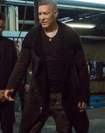 Power Tommy Egan Black Long Coat