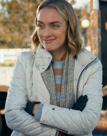 Rachel Skarsten Timeless White Coat