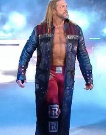 Royal Edge Leather Coat