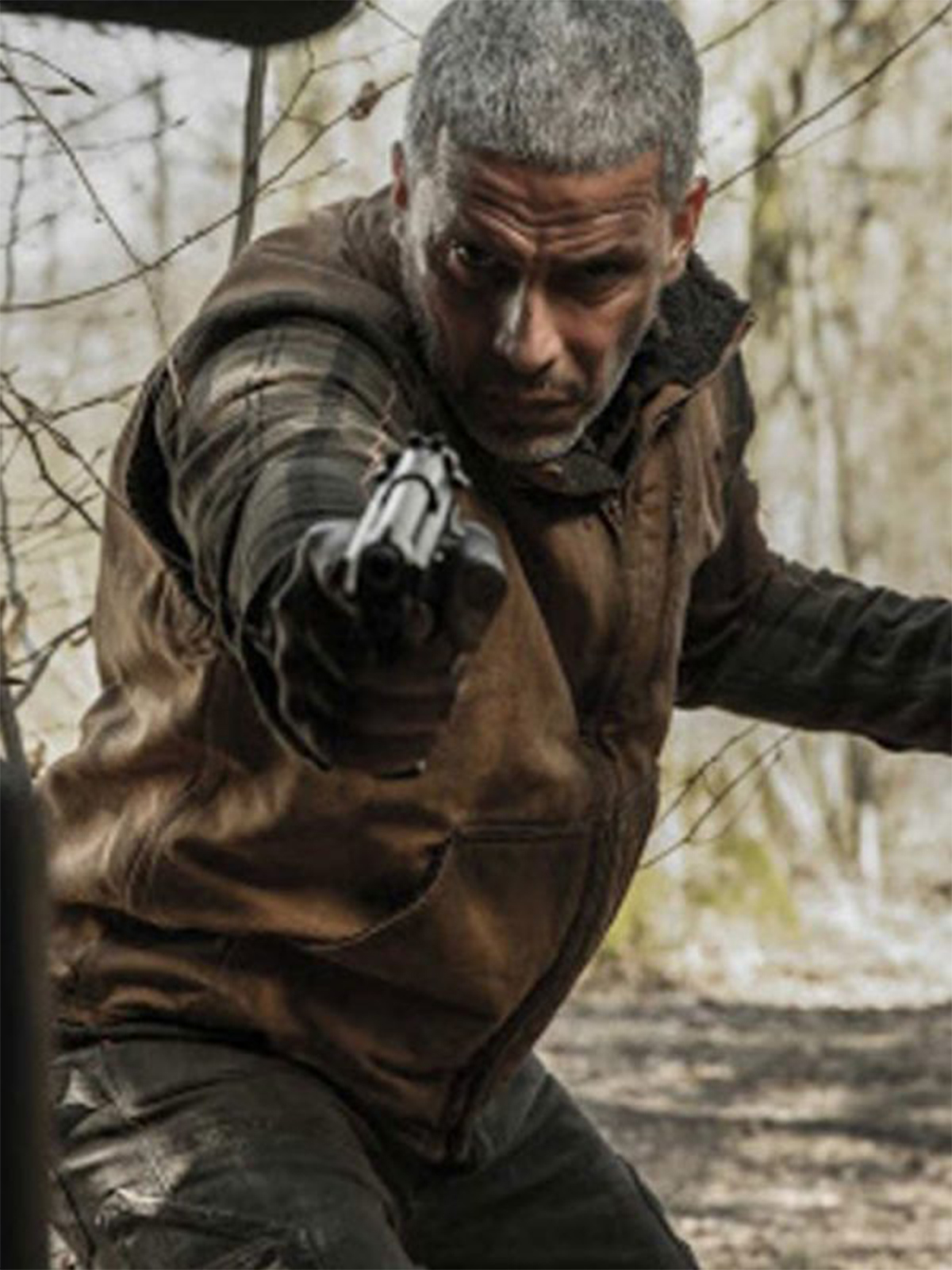 Sami Bouajila Earth and Blood Leather Vest