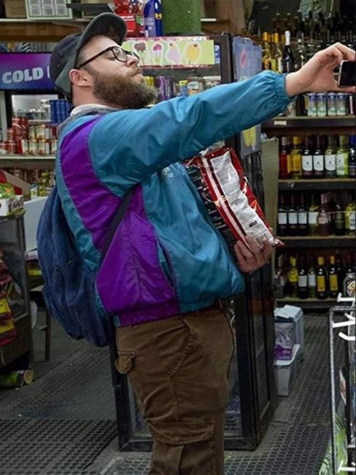 Seth Rogen Long Shot Parachute Jacket