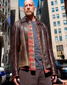 Surrogates Tom Greer Distressed Brown Jacket